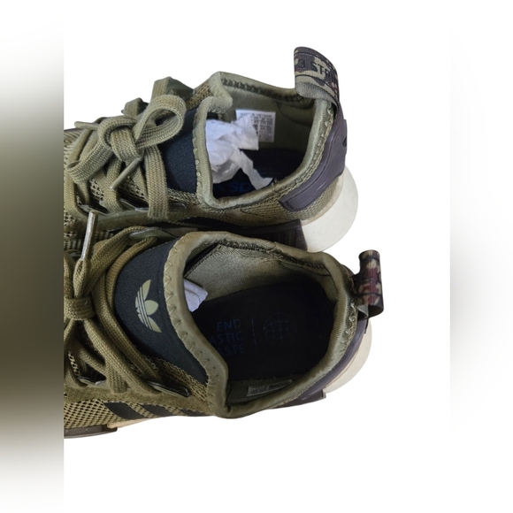 Adidas Mens Olive Green NMD Sneakers EUC - Picture 6 of 16